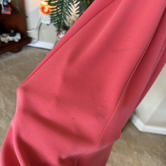 Sievergate Red & White Tie Dye Strapless Maxi Dress Rayon Stretch - Picture 15 of 16